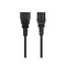 Monoprice SJT Extension Cord, 16 AWG, Indoor, 16/3, 1 Outlets, IEC 60320 C13, Black, IEC 60320 C14, 25 ft 40106 - alternate 5